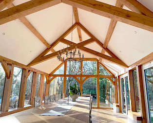 oak garden room in essex