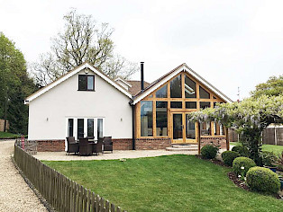 oak garden room in suffolk