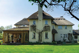 oak garden room in suffolk