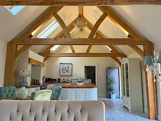 Traditional handcrafted oak trusses for period properties