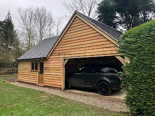 fine oak bespoke oak garages cambridgeshire