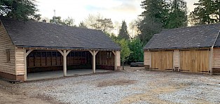 fine oak bespoke oak garages suffolk