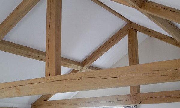 Structural and decorative oak beam covers, bespoke made